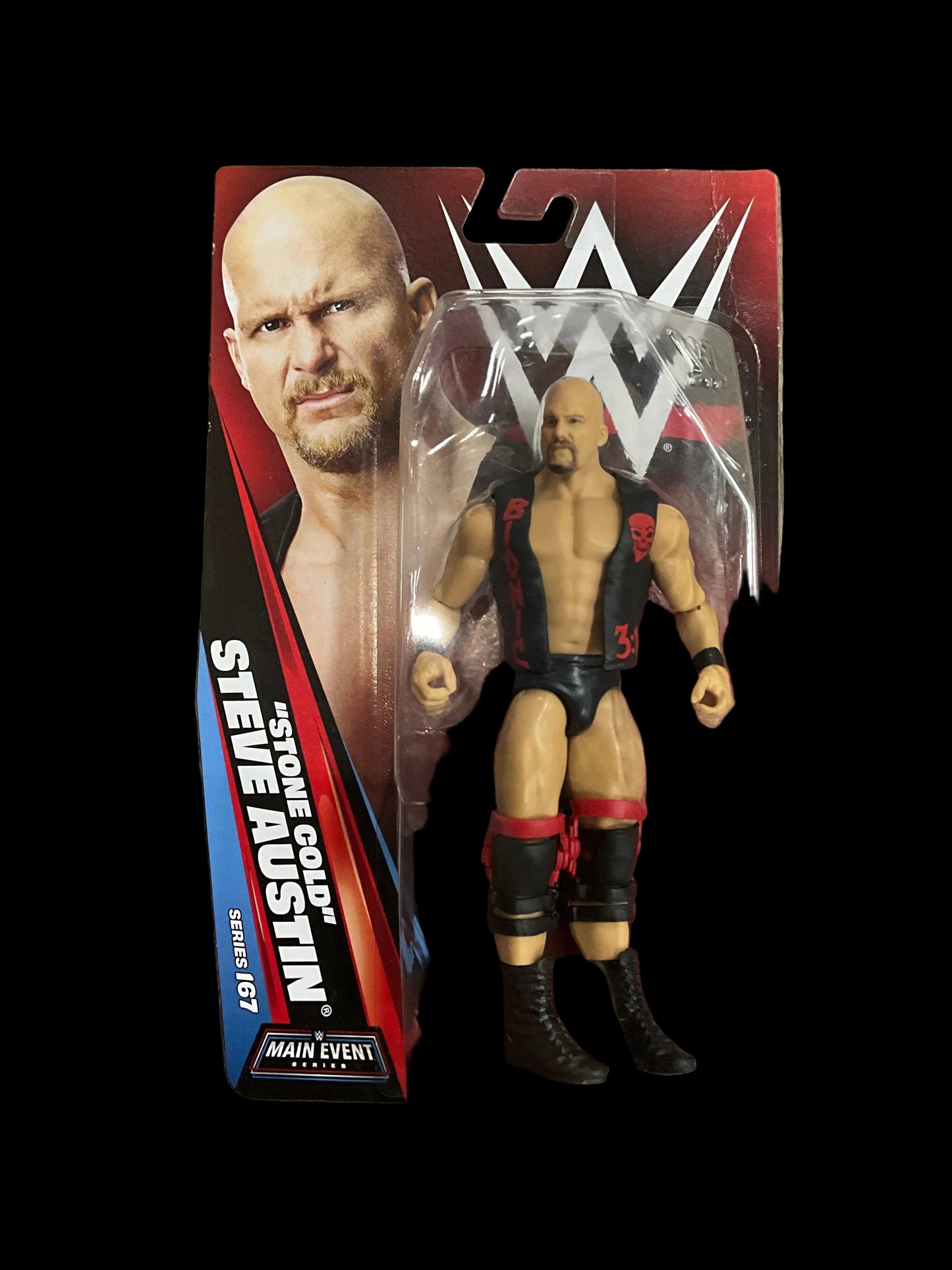 WWE MAIN EVENT STONE COLD FIGURE