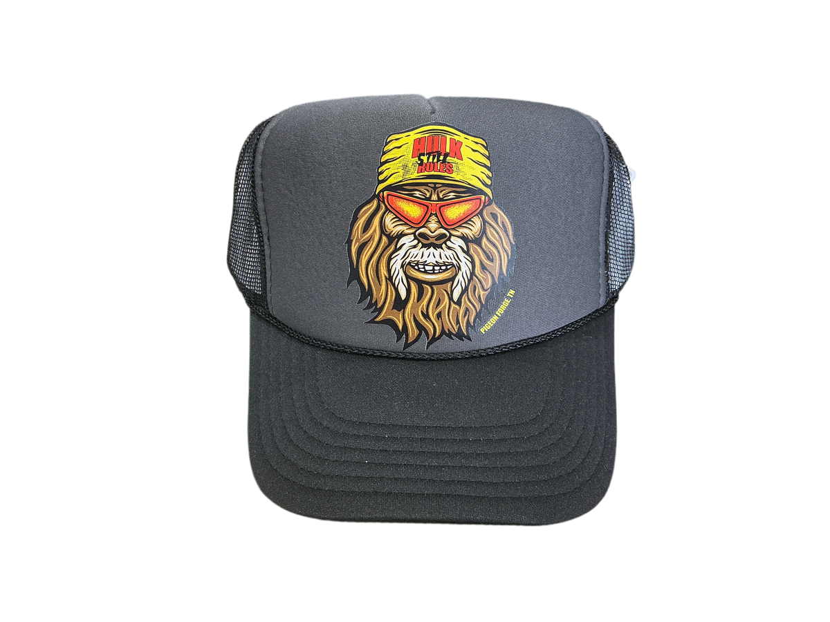 Black/Gray Hulk Still Rules Hulksquatch Trucker Hat