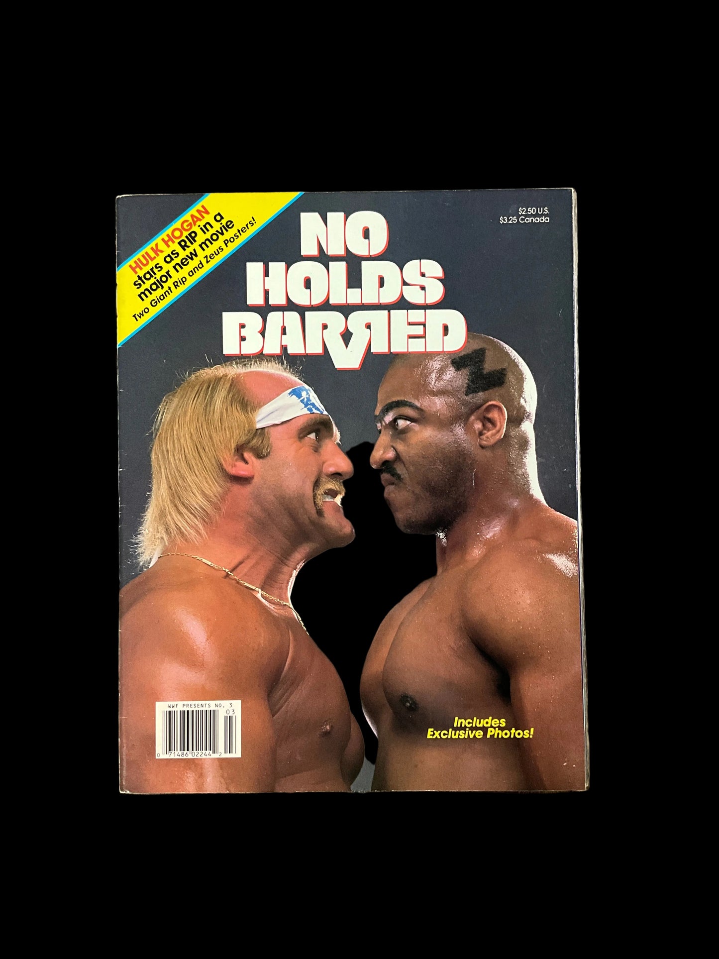 No Holds Barred Hulk and Zeus Magazine Unsigned