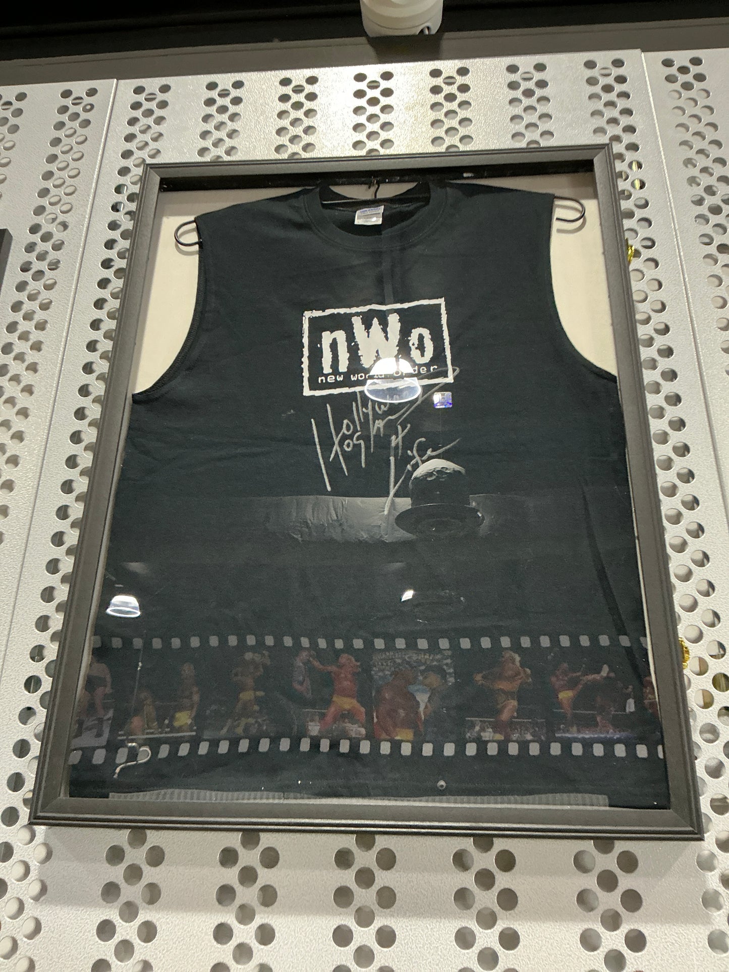 Framed Signed nWo Tank Top