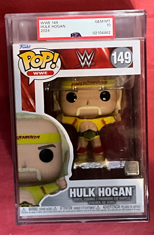 Graded 10 Hulkamania Funko Pop #149 Unsigned