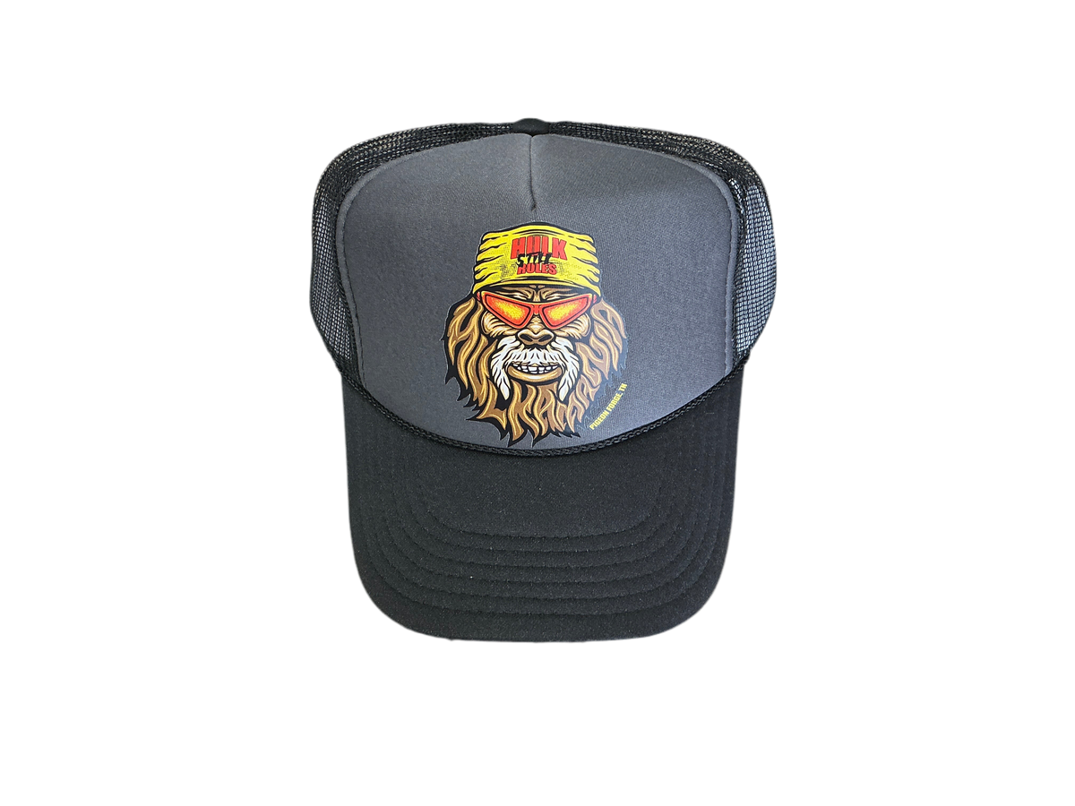 Black/Gray Hulk Still Rules Hulksquatch Trucker Hat