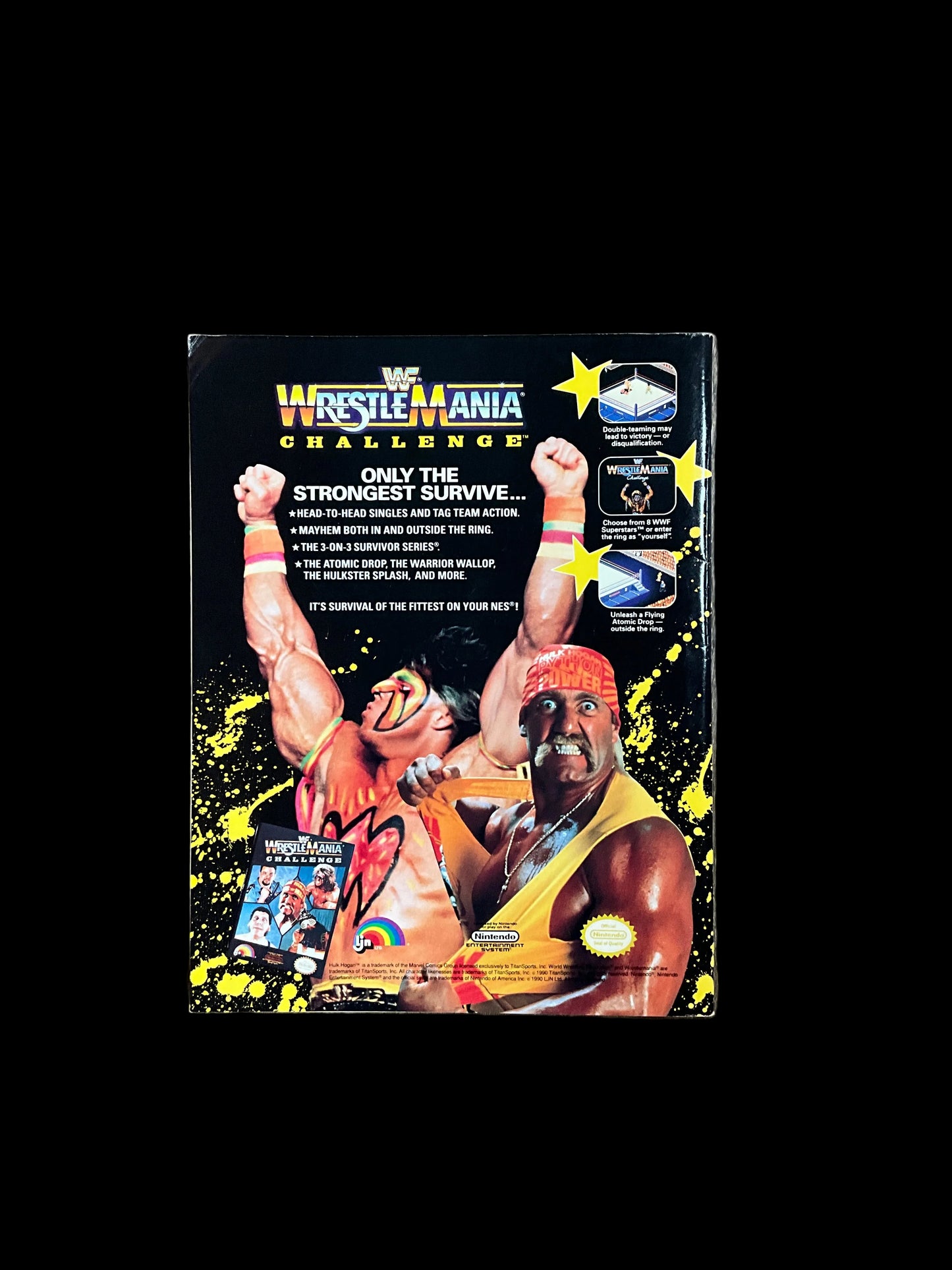 WWF Hulk Hogan Warrior Unsigned Magazine
