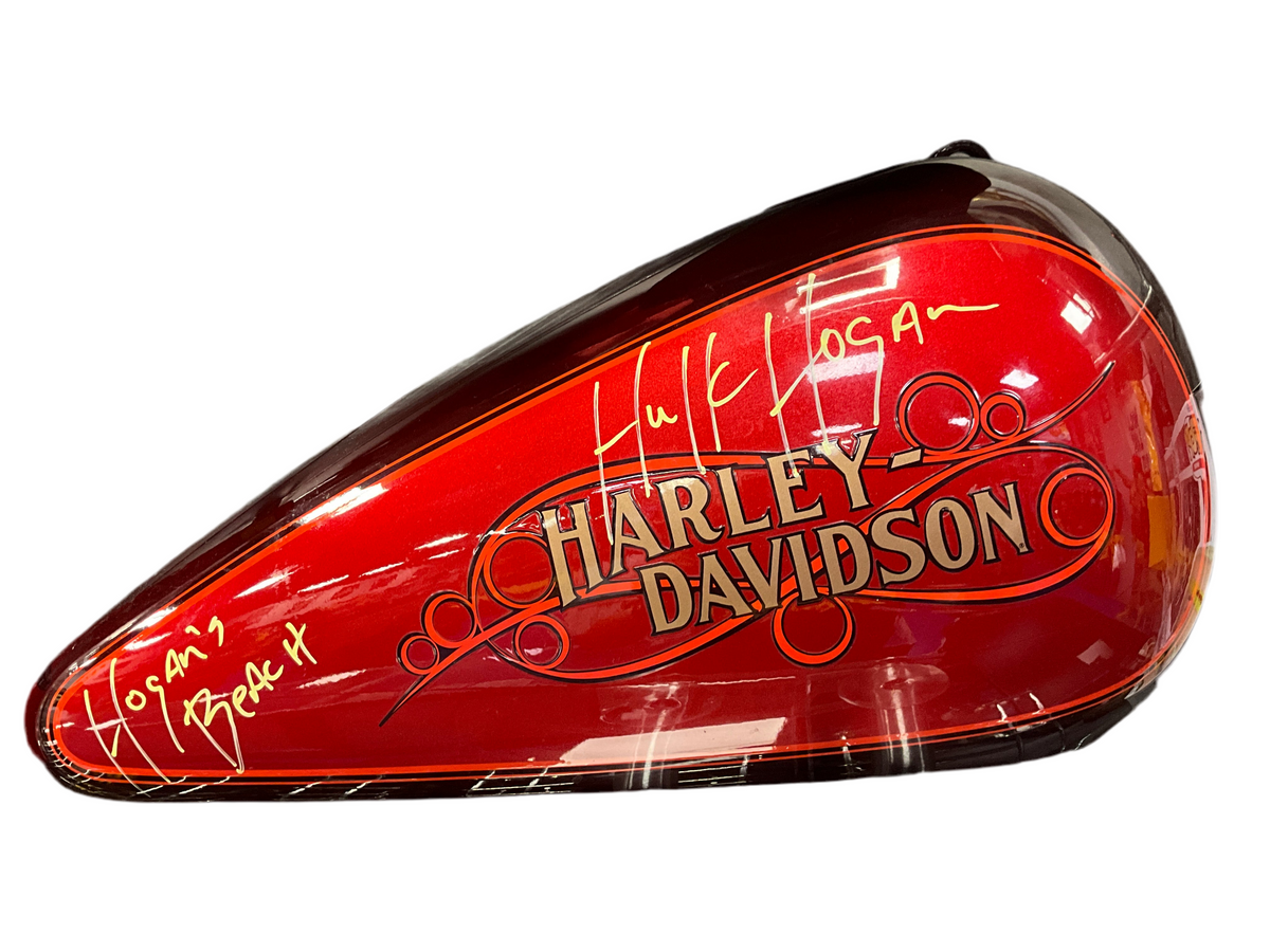Hogans Signed Motorcycle Gas Tank