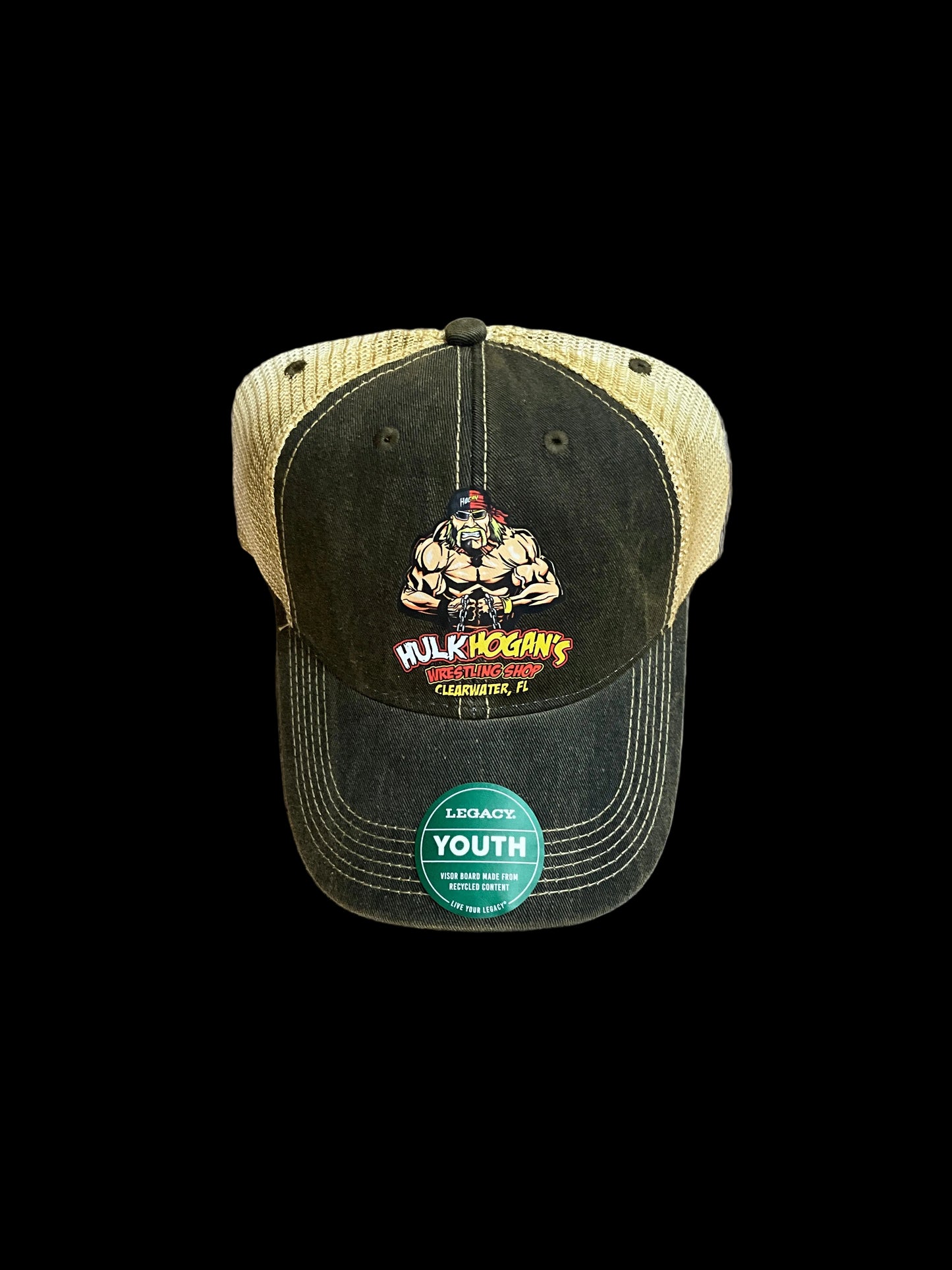 Youth Vintage Black/Brown Splitface Hat