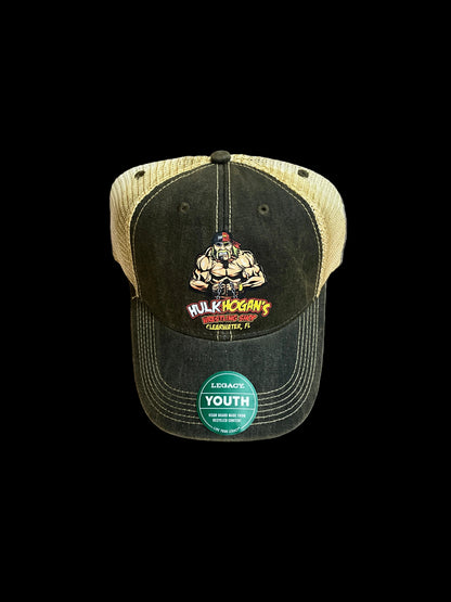 Youth Vintage Black/Brown Splitface Hat