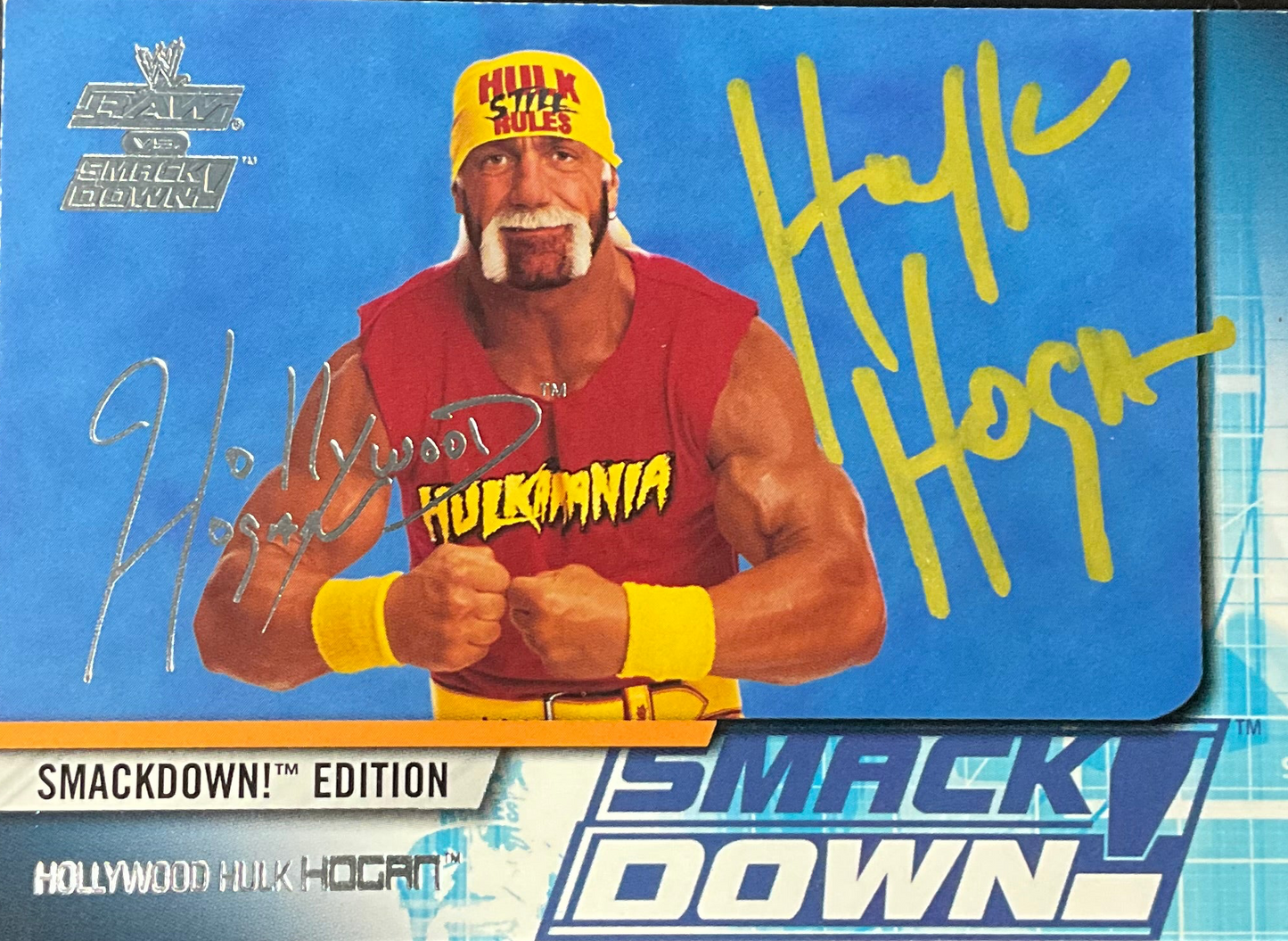 Smackdown Edition Signed Trading Card