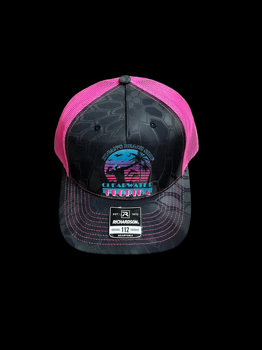 Pink Miami Vice Trucker Hat