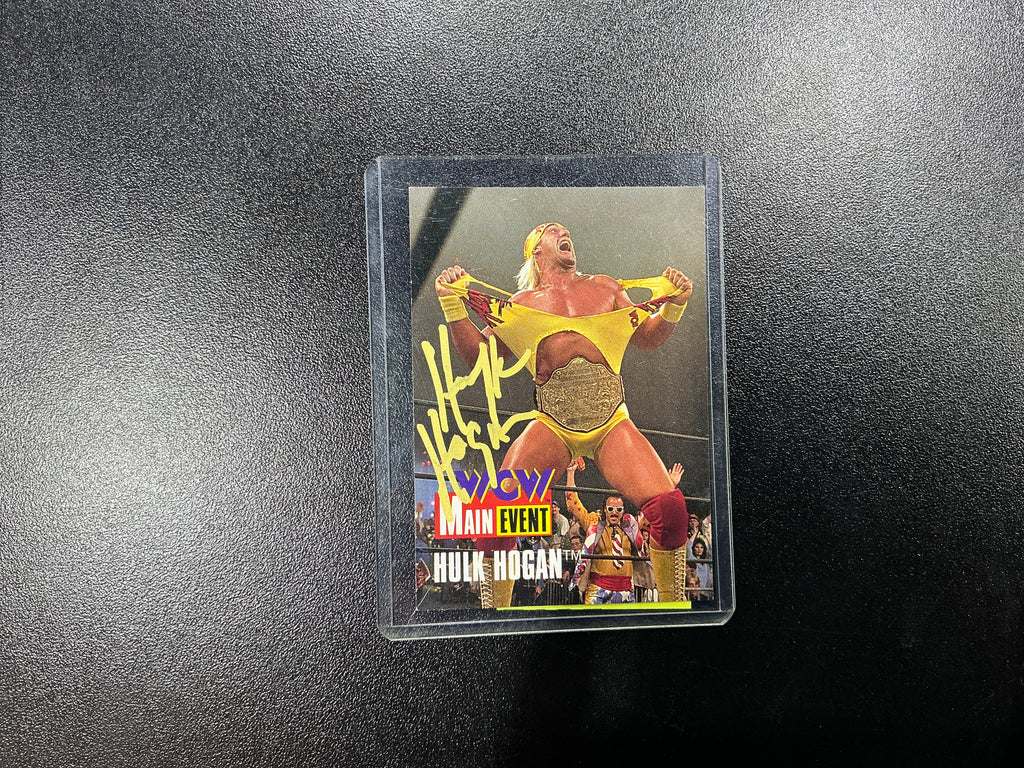 Consignment SR - WCW Main Event Shirt Rip #2 Signed Trading Card