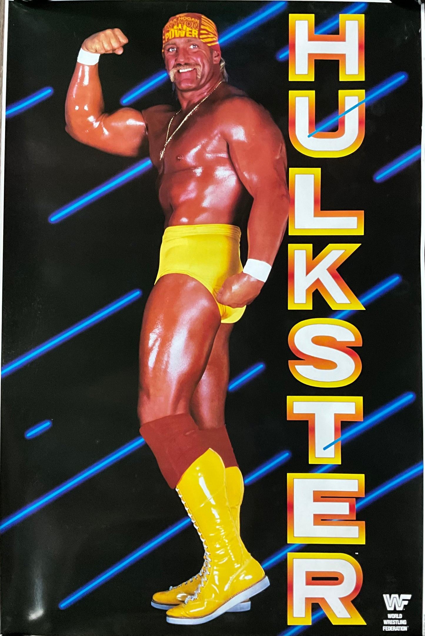 Hulkster Pose Original WWF 23x35 Unsigned Poster