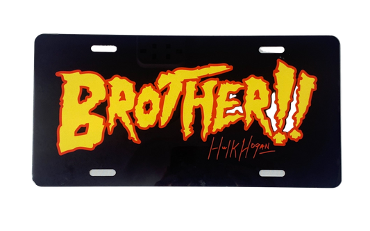 Black Brother License Plate