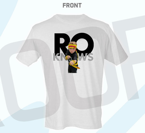 Ro Knows White Youth T-Shirt