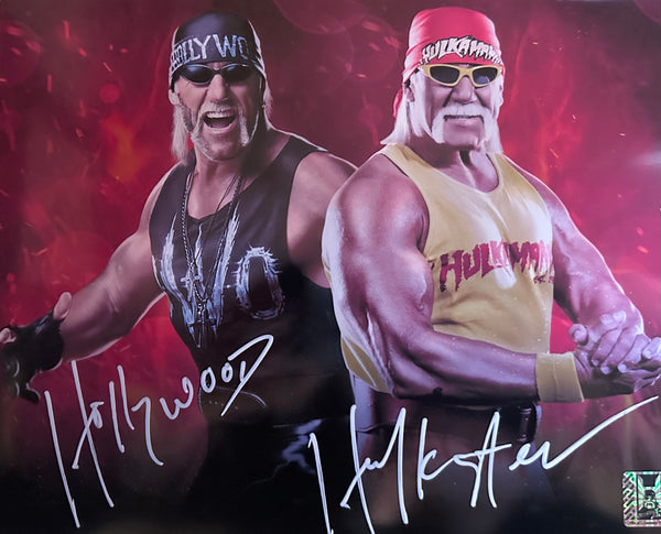 Hulk Hogan Signed Hollywood Face Off Photo 8X10