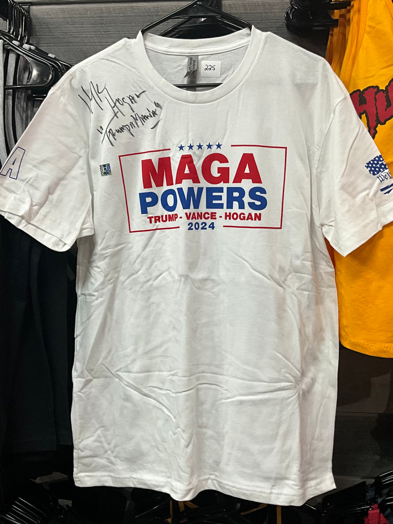 Autographed White MAGA Tee