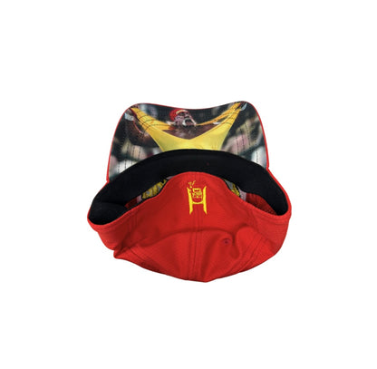 Red Hulkamania Flex-Fit Hat