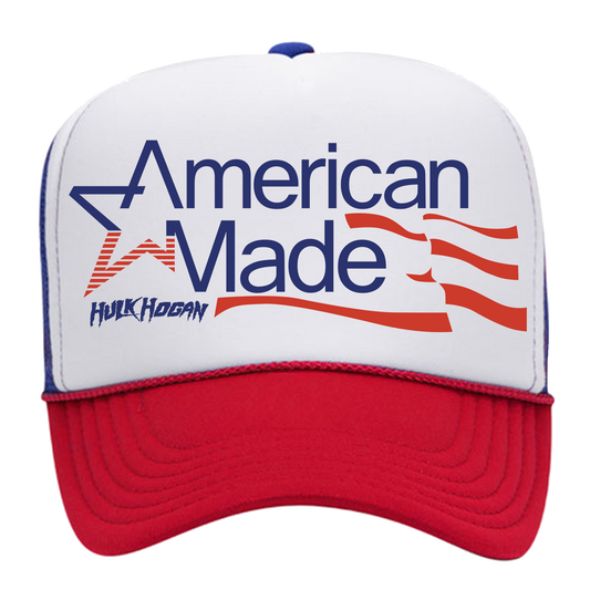 Red/White/Blue American Made Flag Trucker Hat