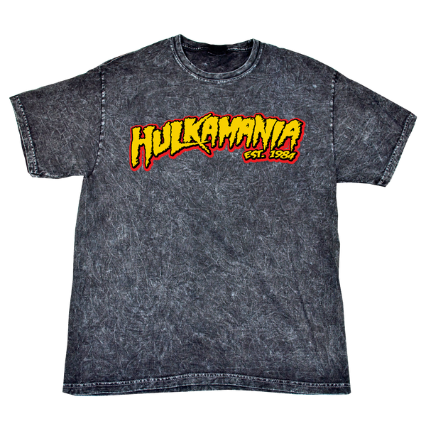 Hulkamania Mineral Wash Adult T-Shirt