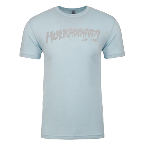 Baby Blue Reflective Hulkamania Adult T-Shirt