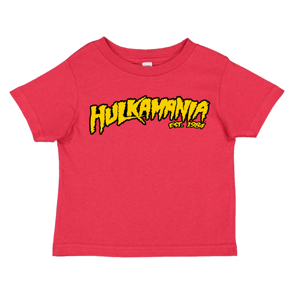 Red Hulkamania Toddler T-Shirt