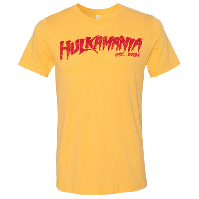Vintage Yellow Hulkamania Tee