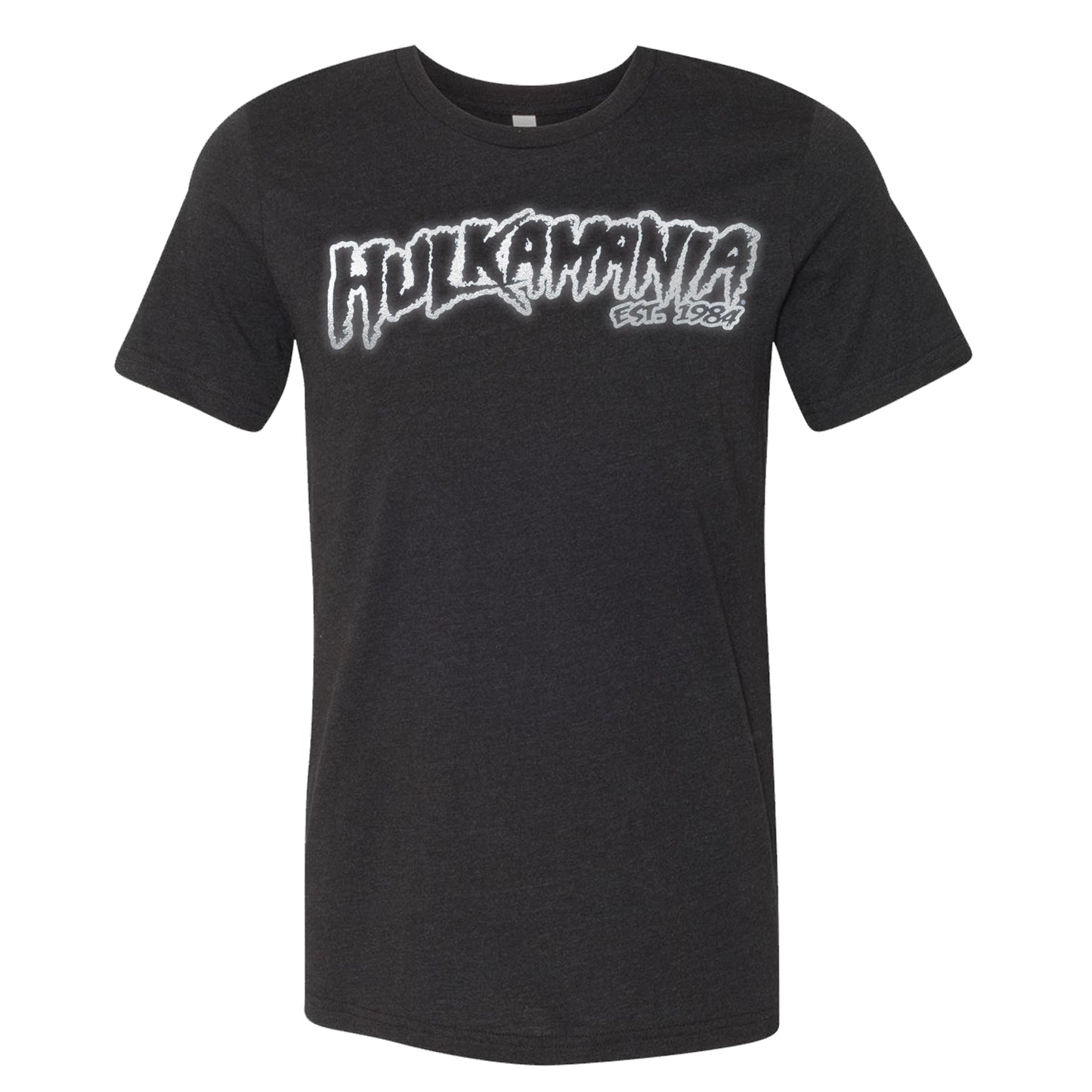 Black Reflective Hulkamania Adult T-Shirt