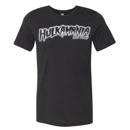 Black Reflective Hulkamania Adult T-Shirt