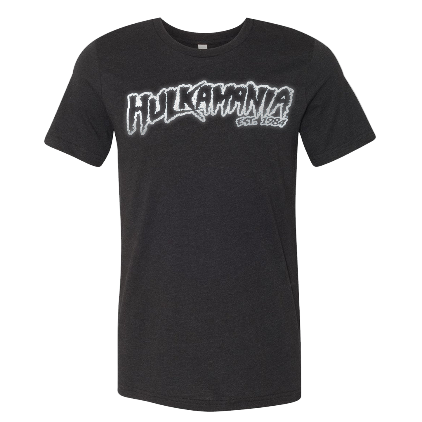 Black Reflective Hulkamania Adult T-Shirt