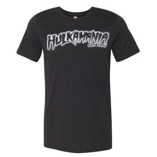 Black Reflective Hulkamania Adult T-Shirt