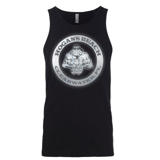 Mens Black HBS Reflective Tank Top