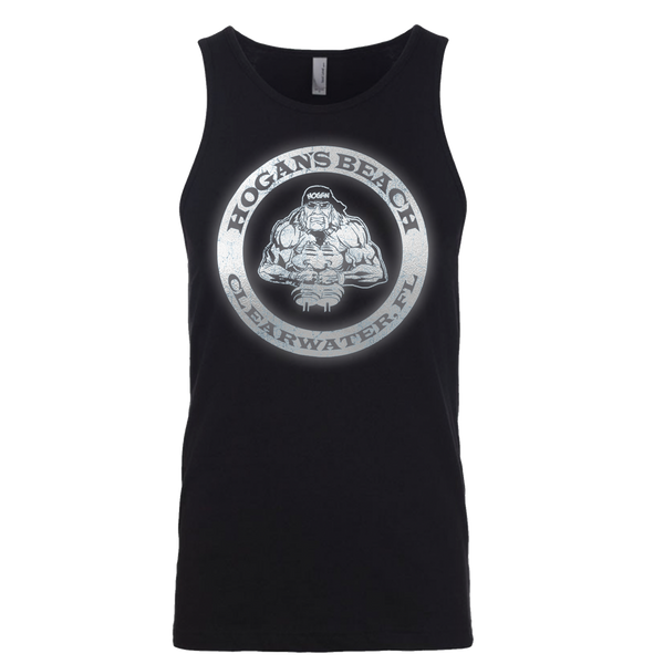 Mens Black HBS Reflective Tank Top