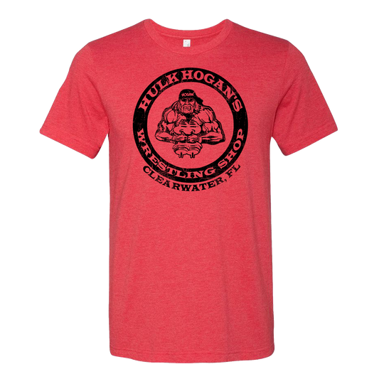 Red HBS Circle Crab Adult T-Shirt