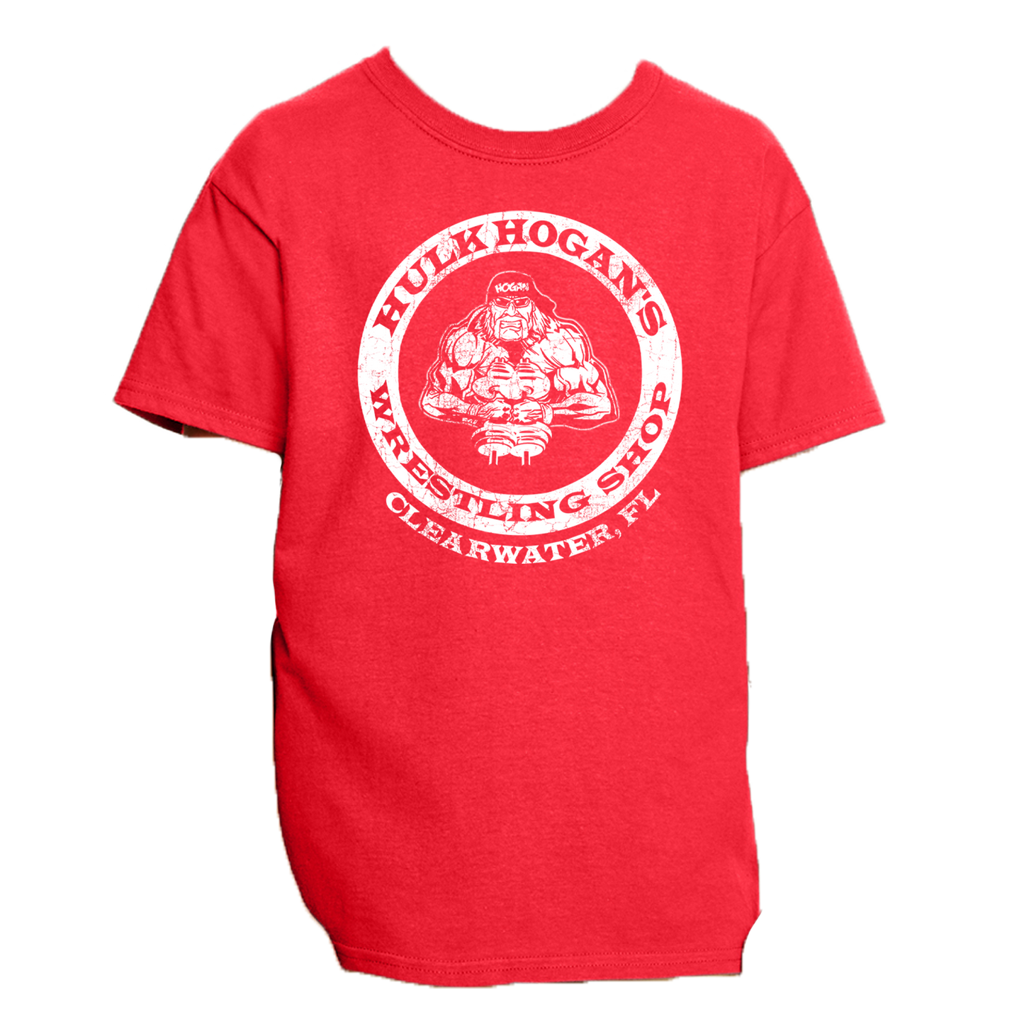 Red HBS Circle Crab Youth T-Shirt