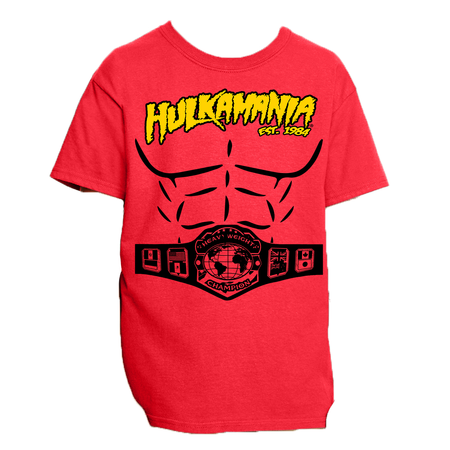 Red Heavyweight Youth T-Shirt