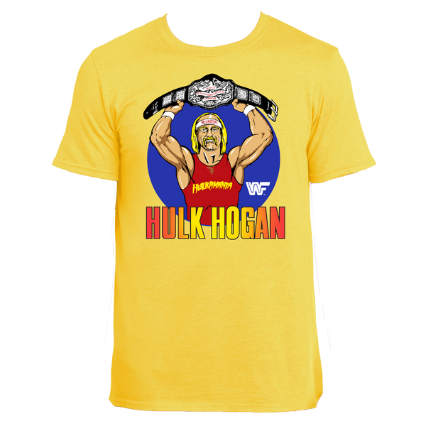 Yellow Hulk WWF Adult T-Shirt