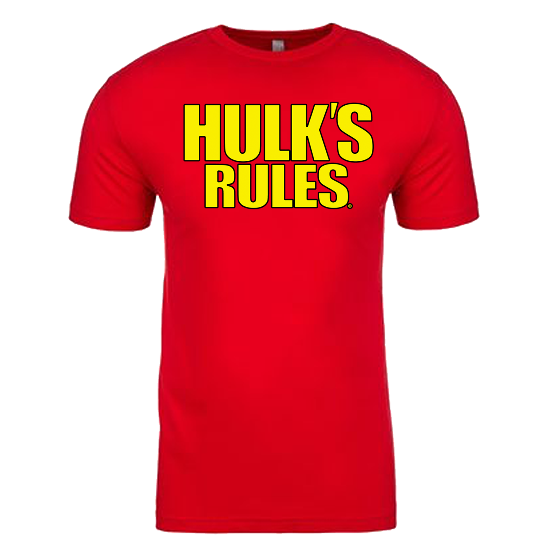 Red Hulks Rules Adult T-Shirt – Hulk Hogan's Wrestling Shop
