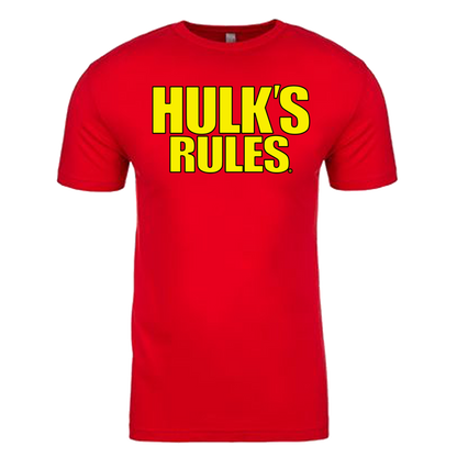 Red Hulks Rules Adult T-Shirt