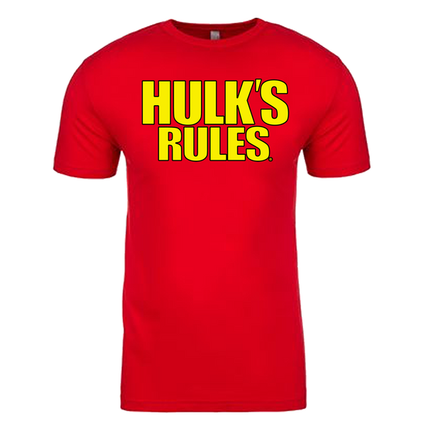 Red Hulks Rules Adult T-Shirt