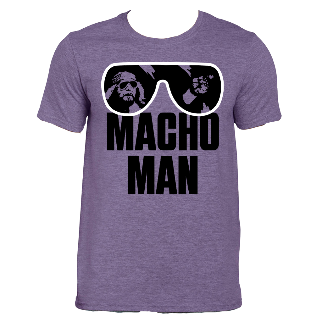 Purple Macho Man Adult T-Shirt