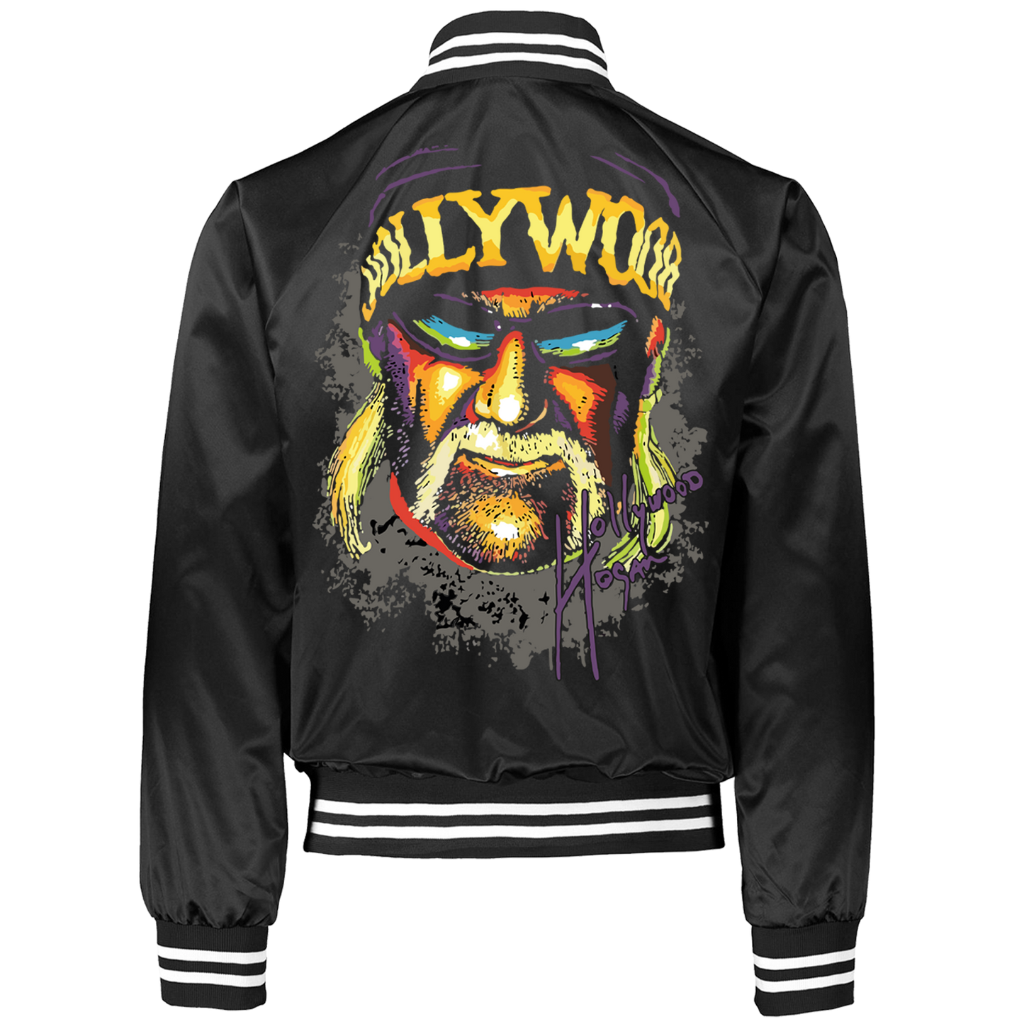 Hollywood Face Satin Jacket – Hogan's Beach Shop