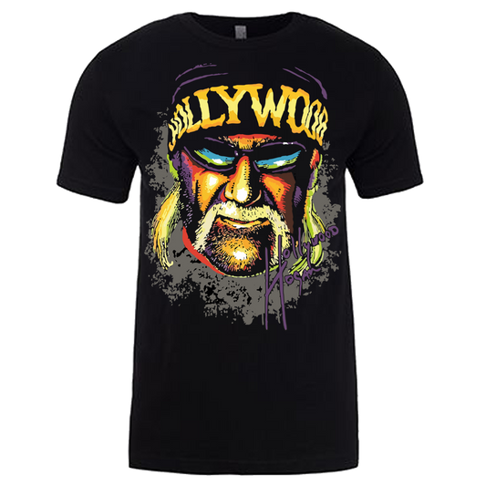 Color Hollywood Face Adult T-Shirt