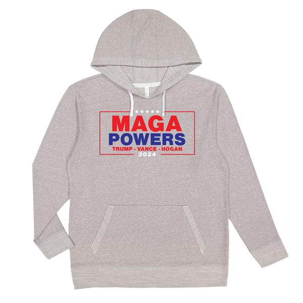 MAGA Powers Hoodie Gray