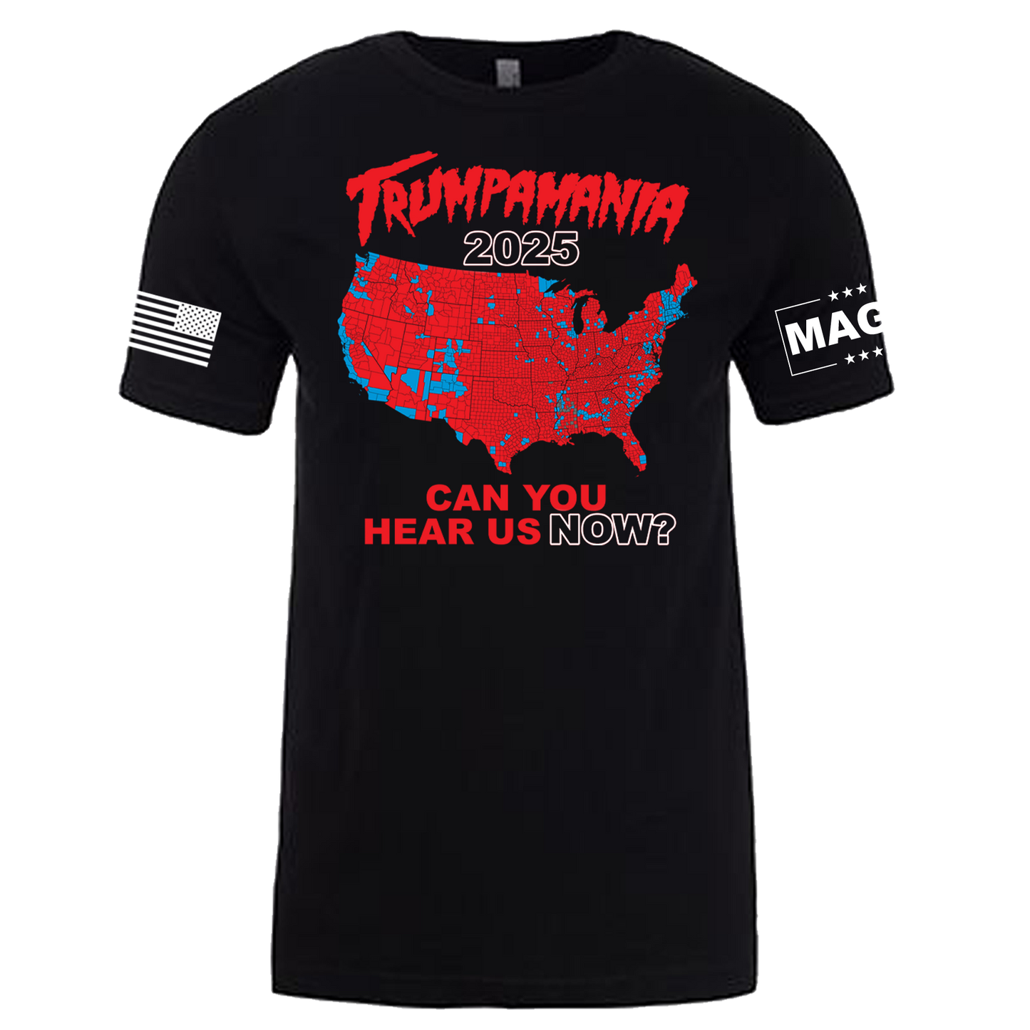 Hulk Hogan Trumpamania "Can You Hear Us Now?" Adult T-Shirt