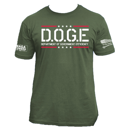 Military Green Doge Adult T-Shirt