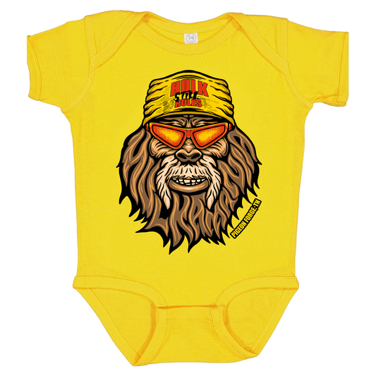 Yellow Hulk Still Rules Hulksquatch Infant Onesie