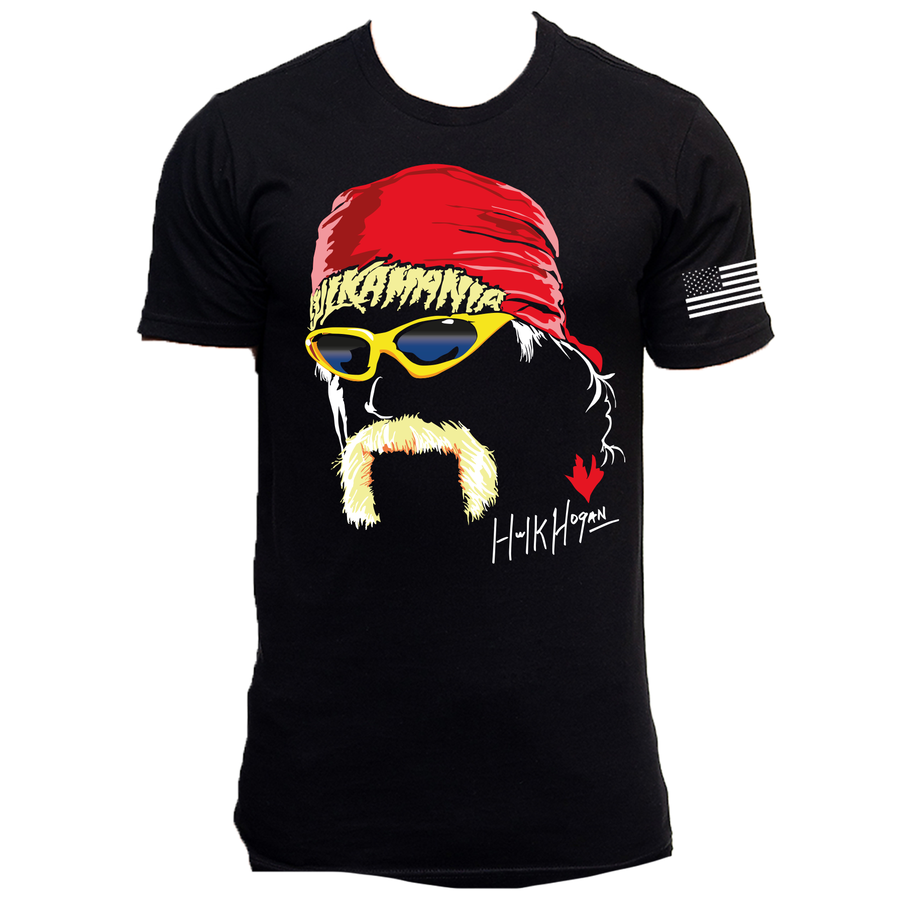 Multicolor Face Silhouette T-Shirt