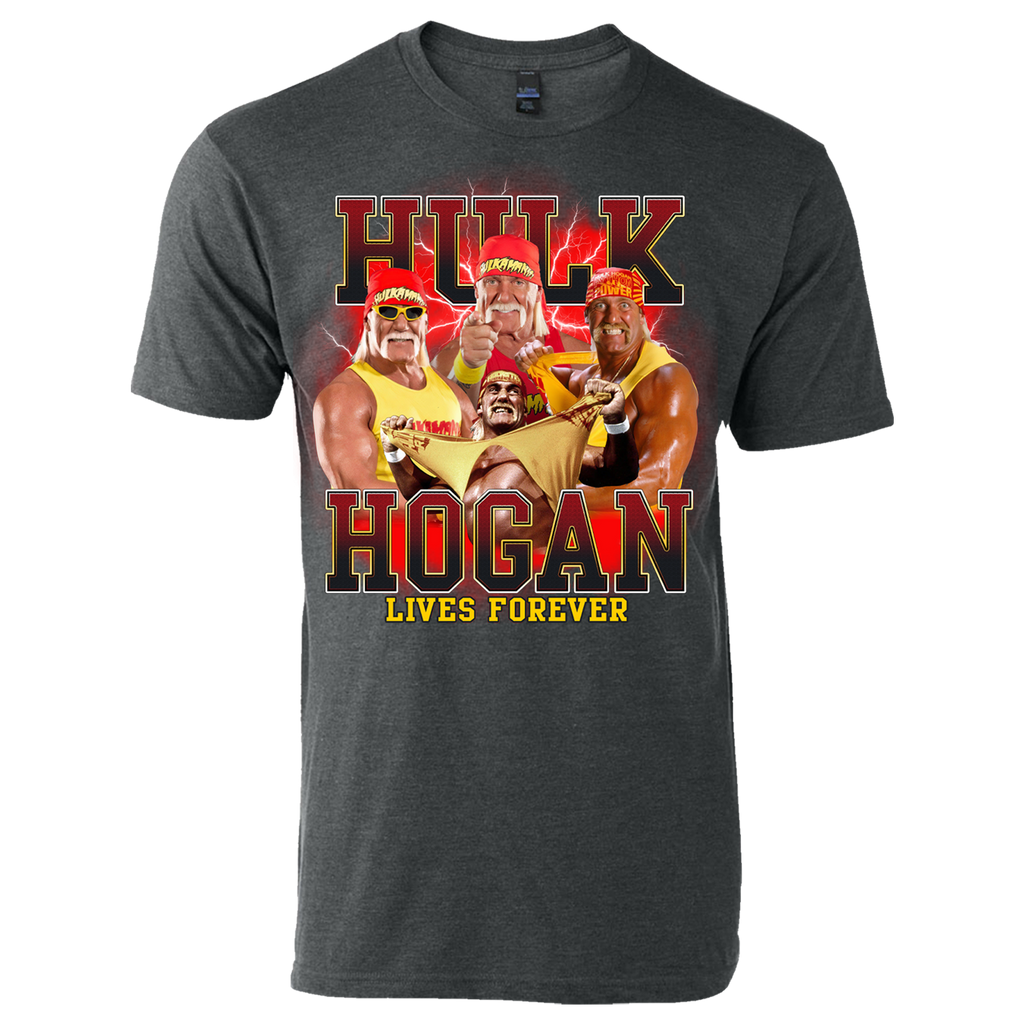 Hulkamania Lives Forever Collage T-Shirt