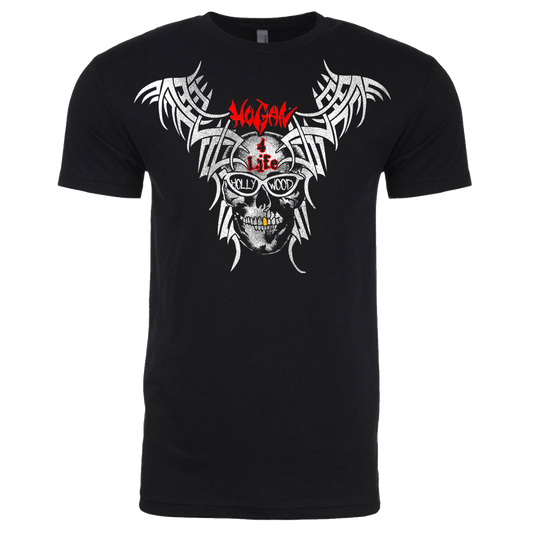 Tribal Skull 4 Life Adult T-Shirt
