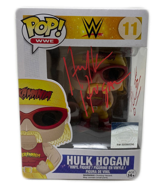 Autographed WWE Hulk Hogan Hulkamania Funko Pop! #11