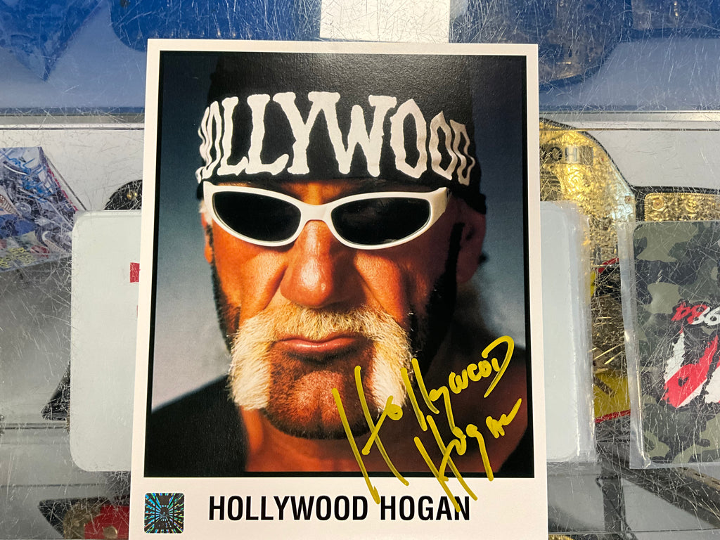 Hollywood Hogan H Face Autographed 8x10