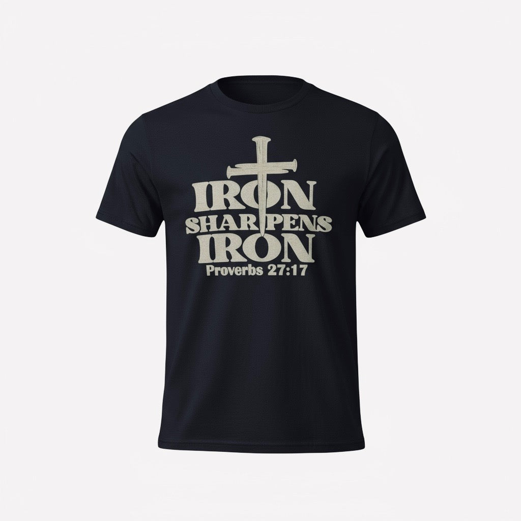 Iron Sharpens Iron Adult T-Shirt